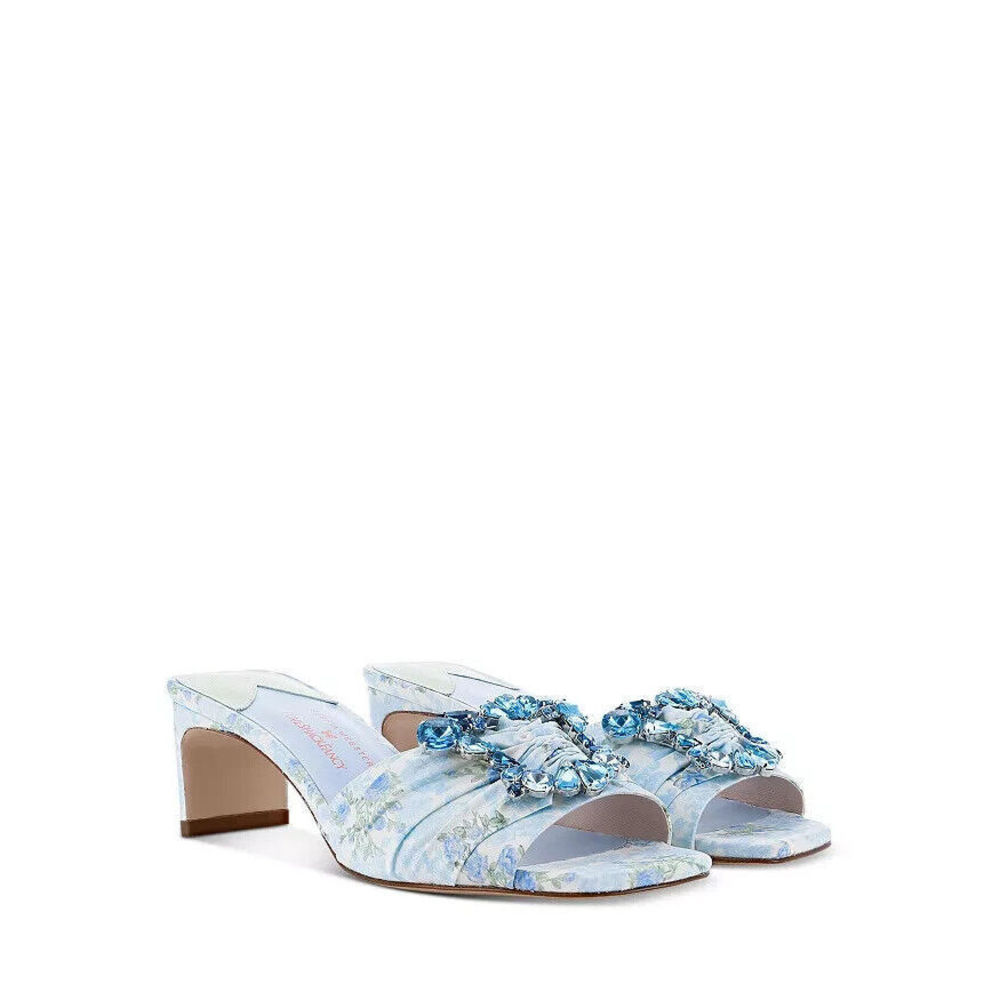 Love Shack Fancy Sophia Webster Margaux Crystal Sandals 5.5 US 35 Rtl $900 nwt - Picture 1 of 2